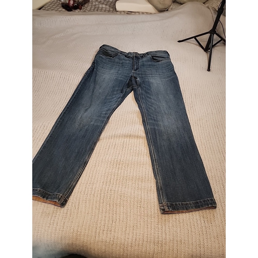 Duluth Trading Co Jeans Mens 38x30‎ Blue Pants Ballroom Double Flex Jeans